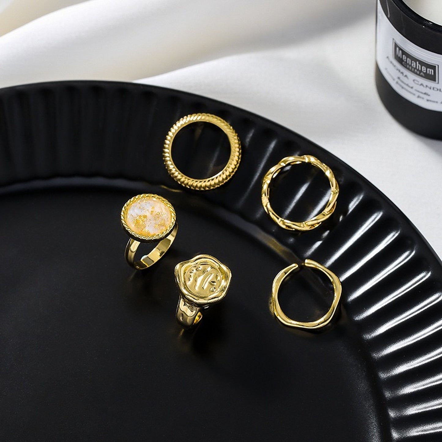 Cuban Rings, Gold Signet Rings, Statement Stacking Rings, Thick Chain Link Rings, Chunky Gold Rings, Cocktail Rings, Everyday Fashion Rings