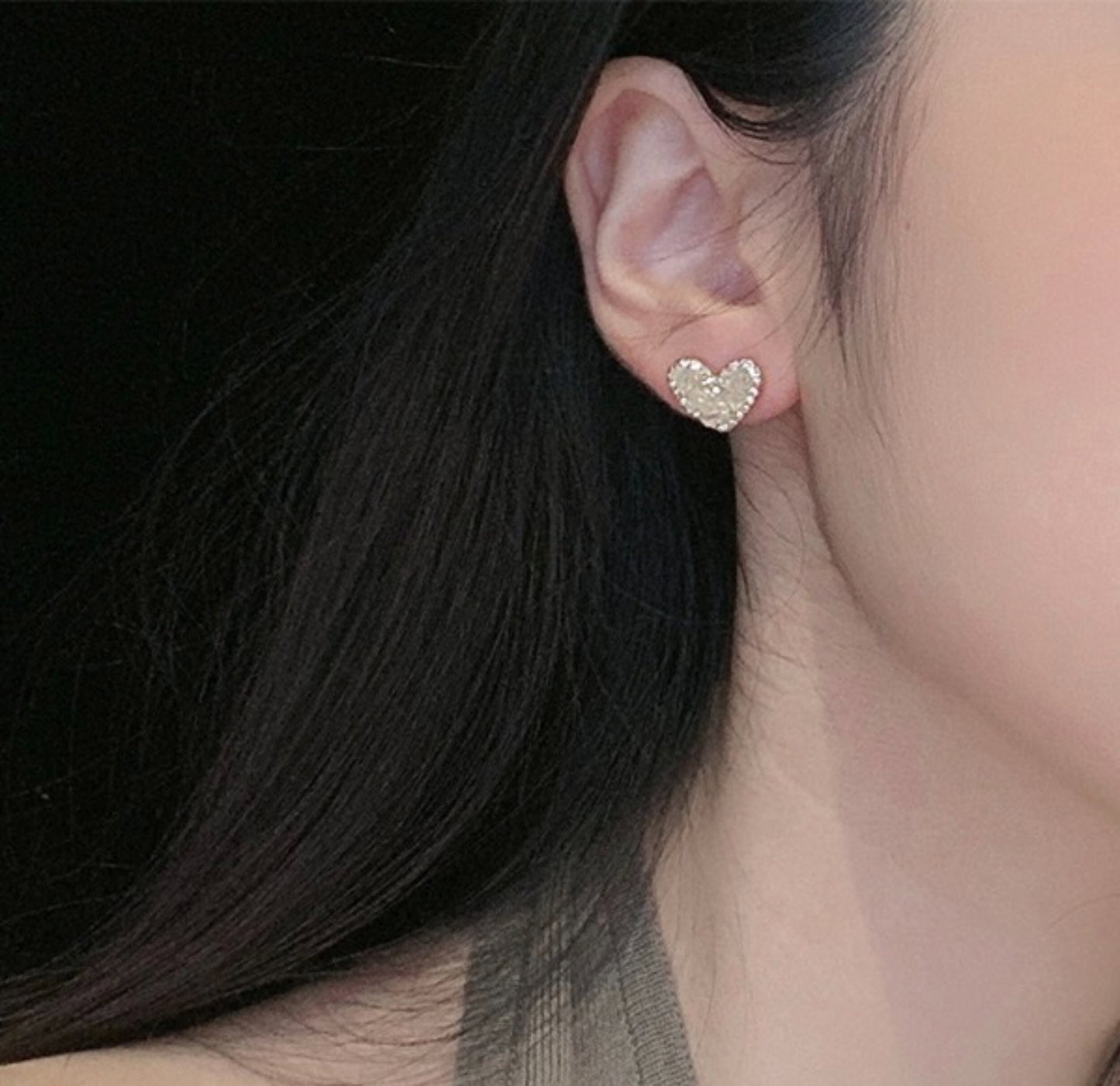 Lemon Quartz Yellow Raw Crystal Stud Earrings | Sweetheart Gold Lace Dainty Stud
